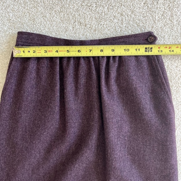 Vintage Evan Picone wool skirt - Picture 6 of 8